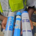 Home water filter replaced