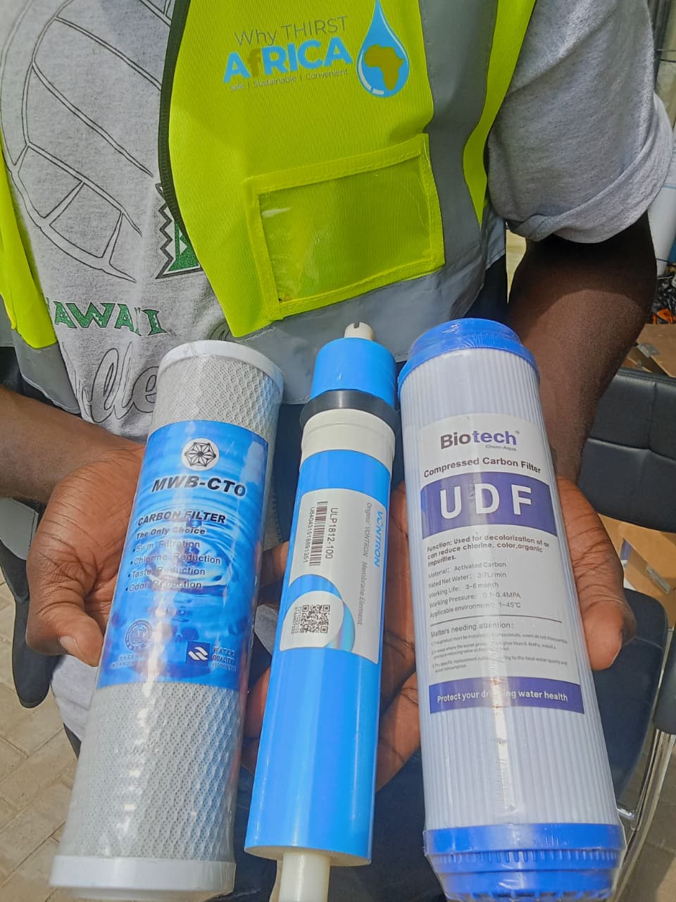 water filter replaced